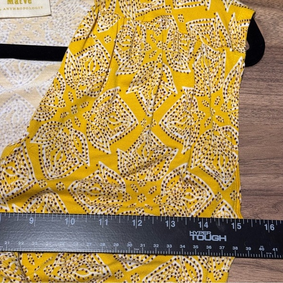 Maeve by Anthropologie Women’s XS Fete Floral Midi V-Neck Cap Sleeve Dress - Picture 7 of 7